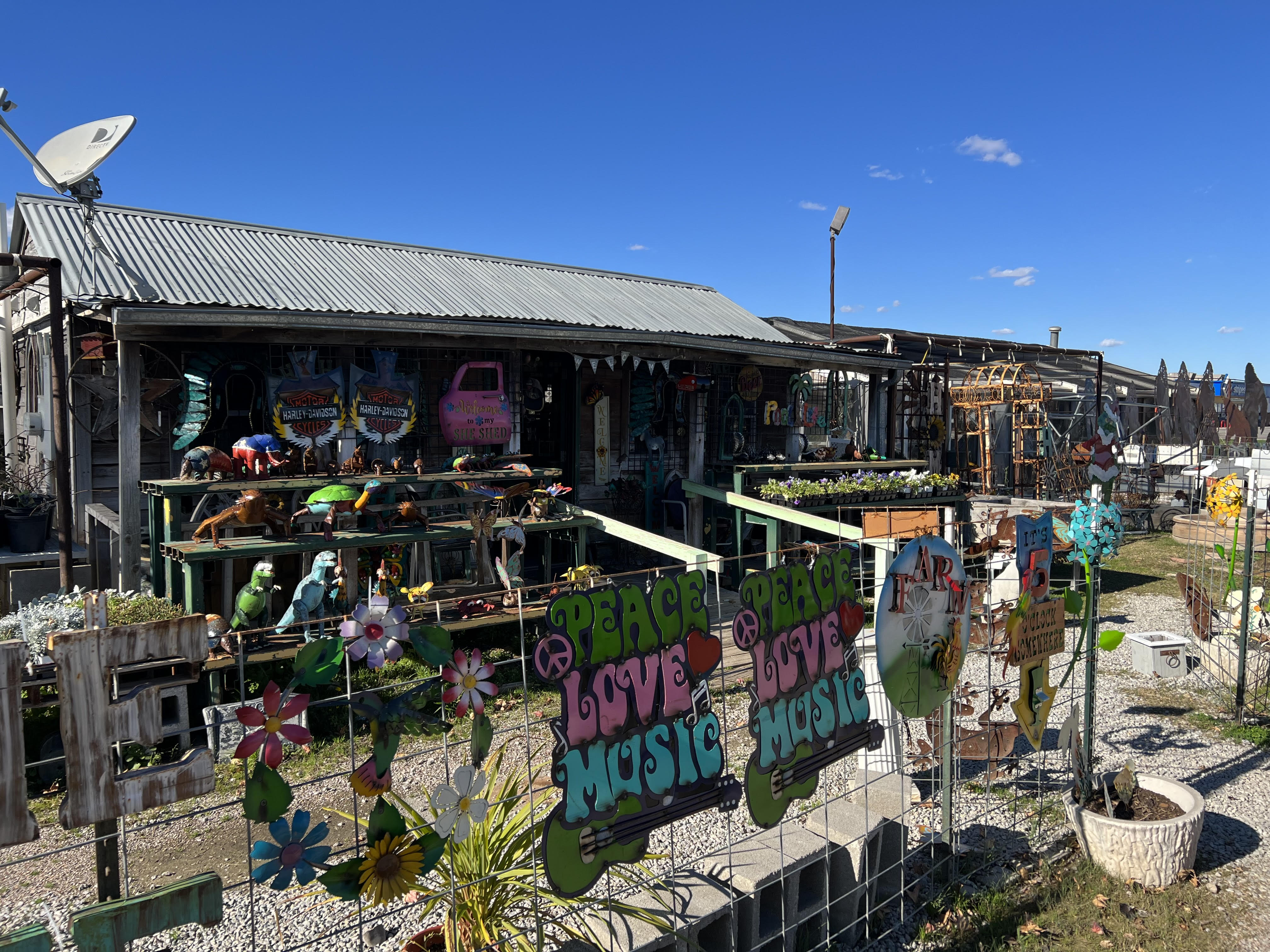 The Trees Forever Nursery retail shop and yard along US-377 in Brownwood, TX